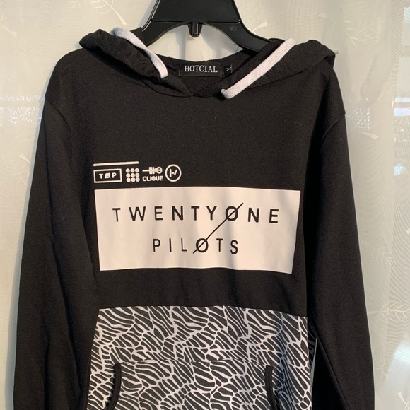 hotcial Tops - Hot coal Twenty One pilots hoodie medium